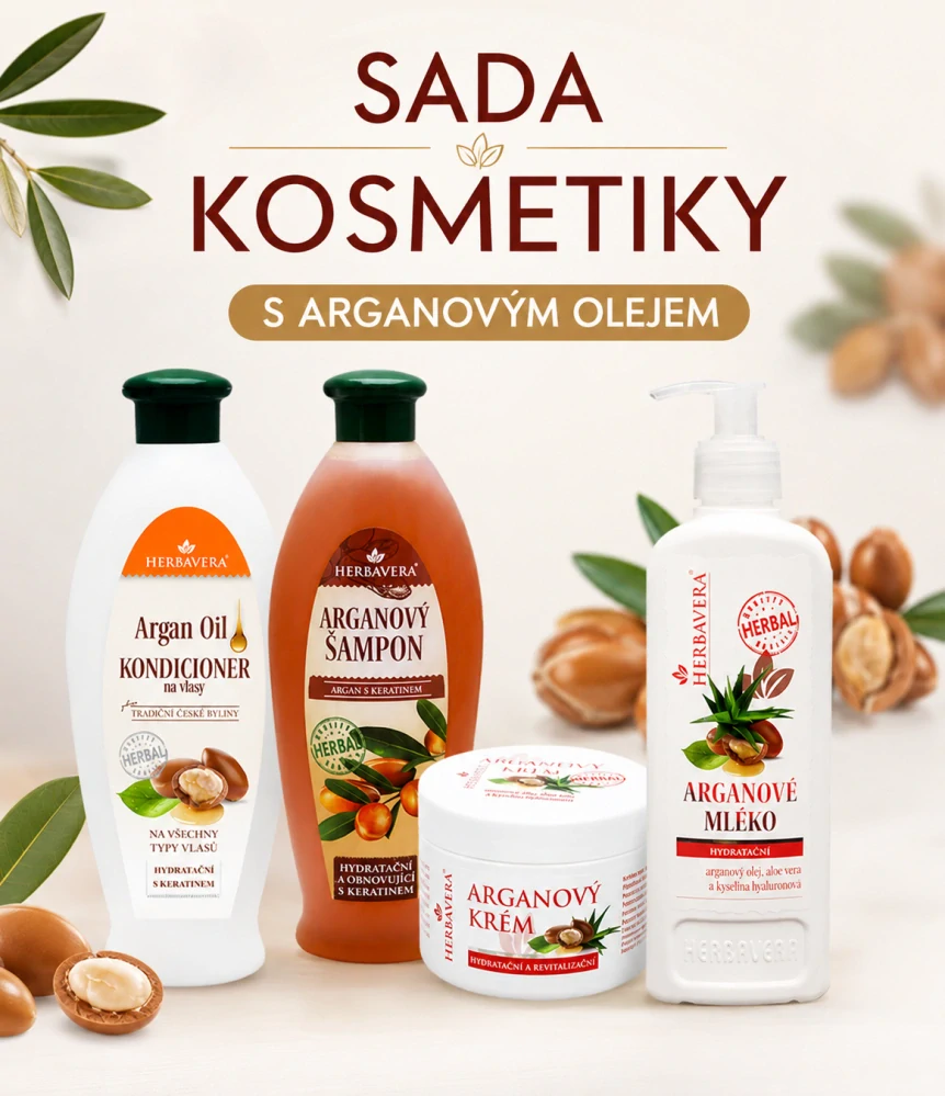 SADA KOSMETIKY S ARGANOVÝM OLEJEM