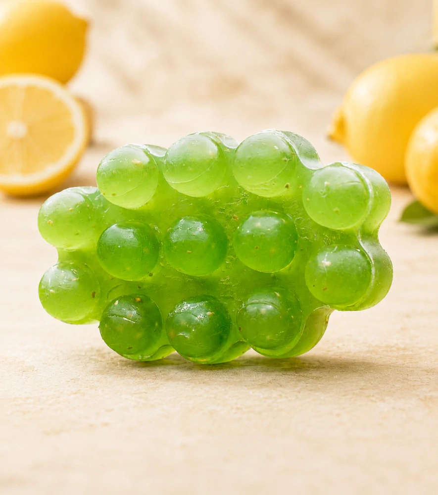 Přírodní glycerinové mýdlo For Merco s peelingem citronové kůry
