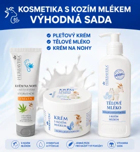 SADA KOSMETIKY S KOZÍM MLÉKEM