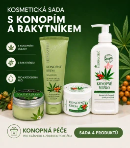 KOSMETICKÁ SADA S KONOPÍM A RAKYTNÍKEM