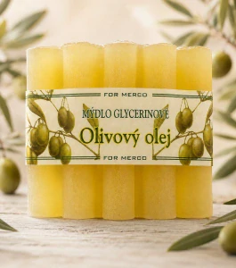 Přírodní olivové glycerinové mýdlo For Merco