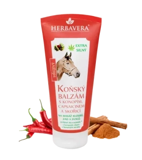 KOŇSKÝ BALZÁM HŘEJIVÝ HERBAVERA 200 ml